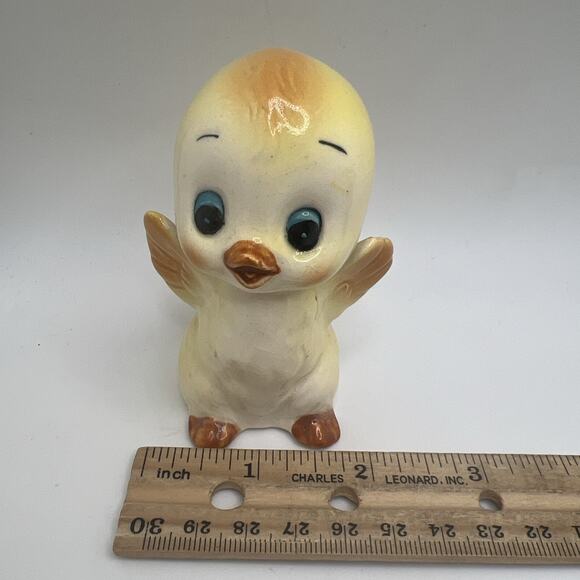 Vintage Ceramic Japan Yellow Bird Anthropomorphic - Picture 4 of 5